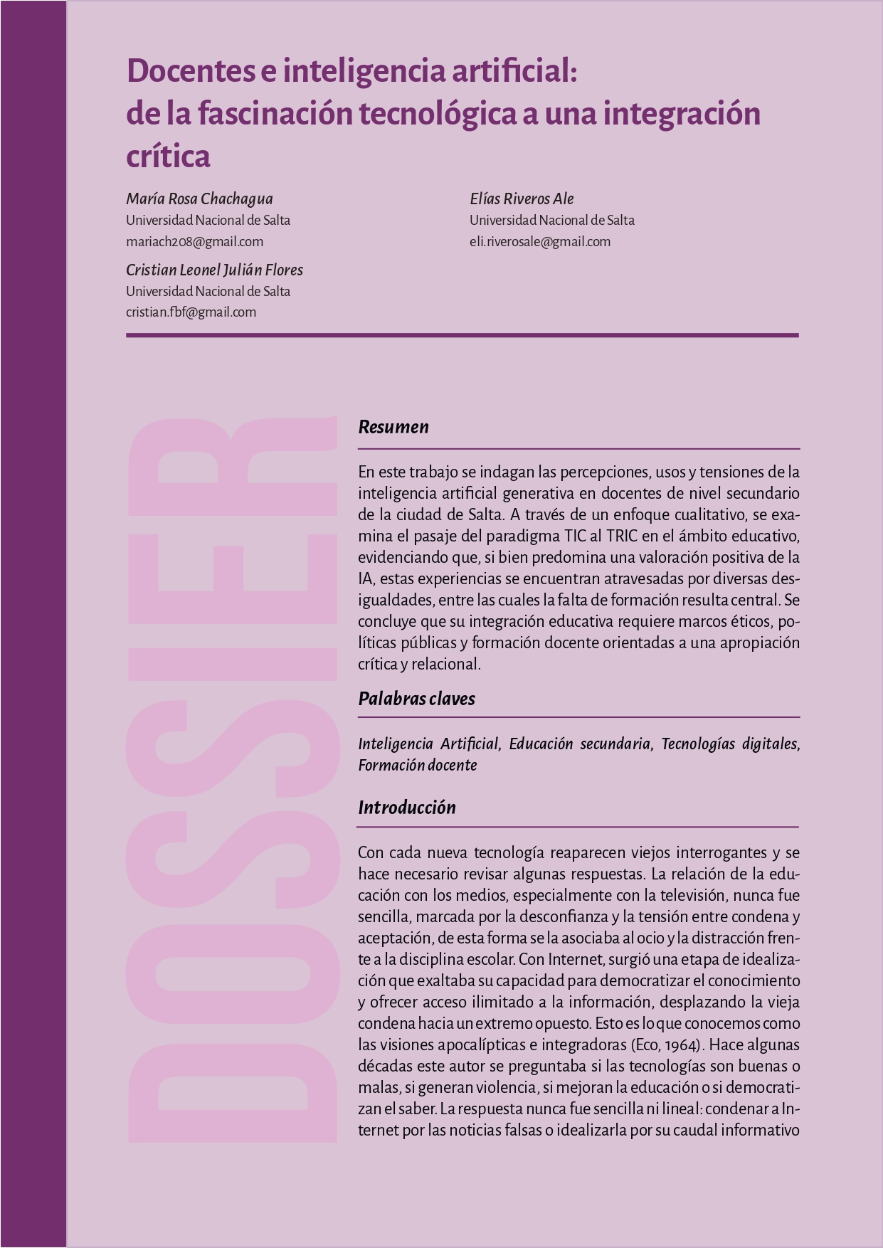 Docentes