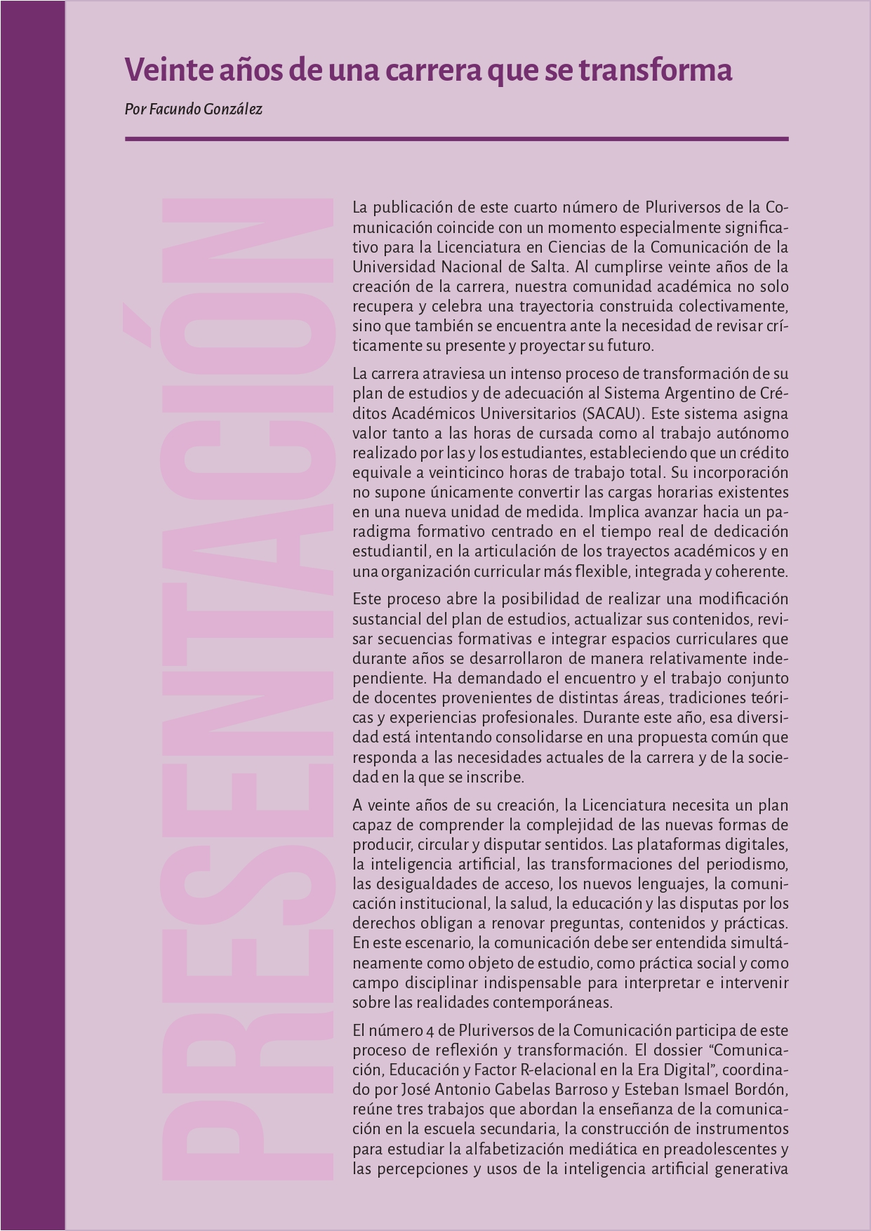 Presentación