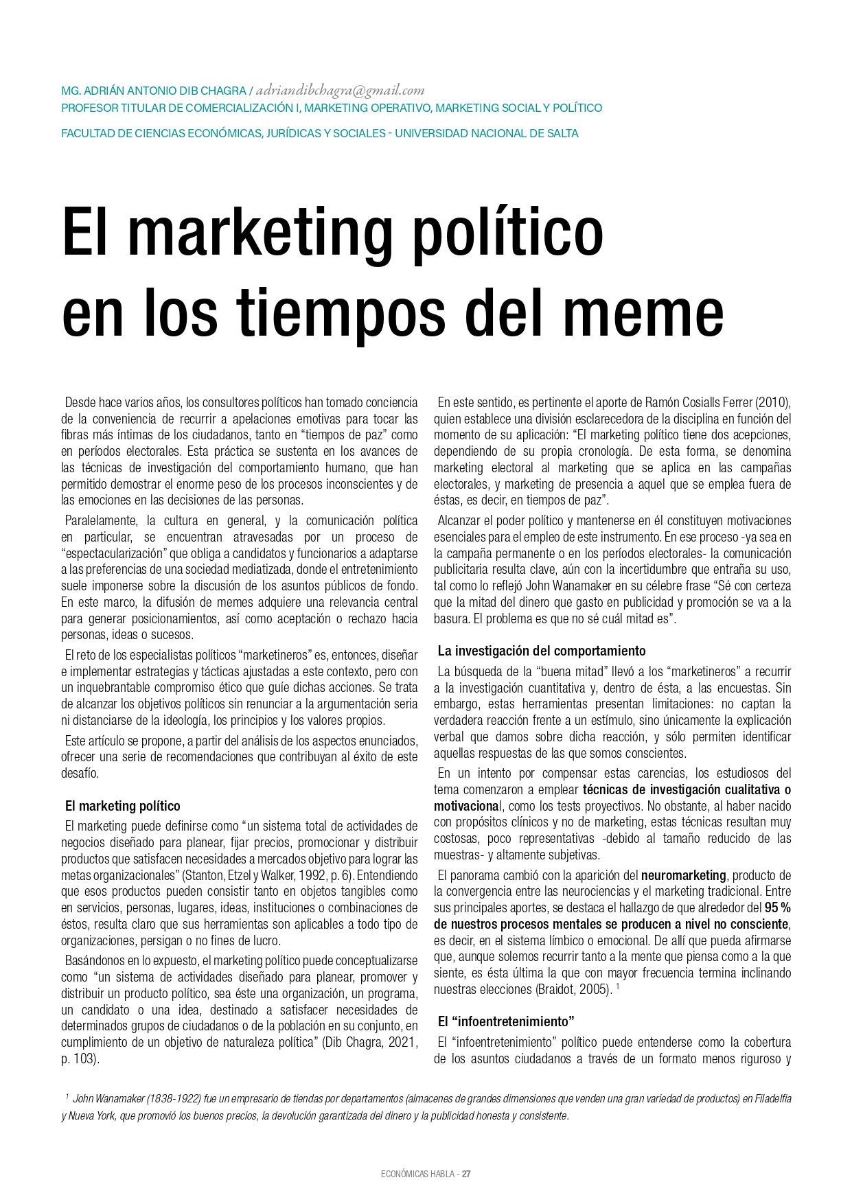 marketing
