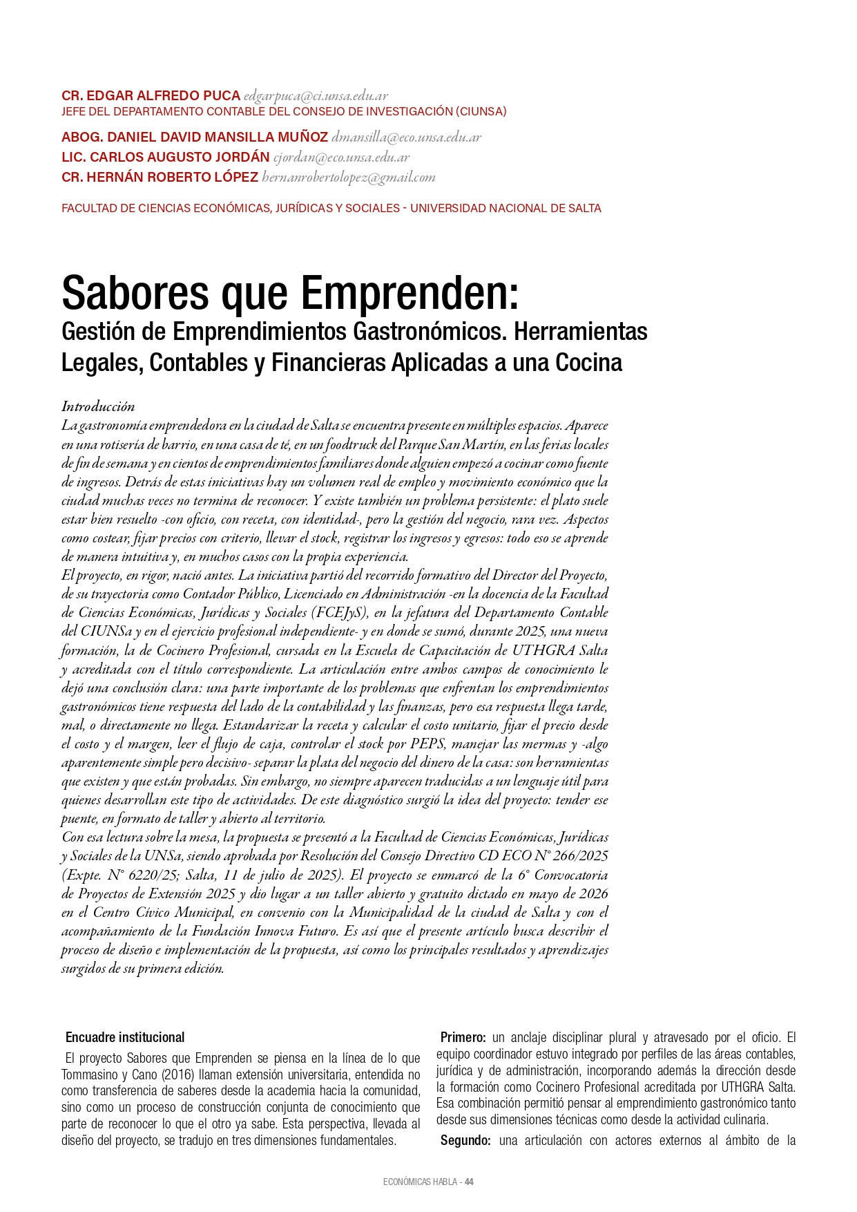 Sabores