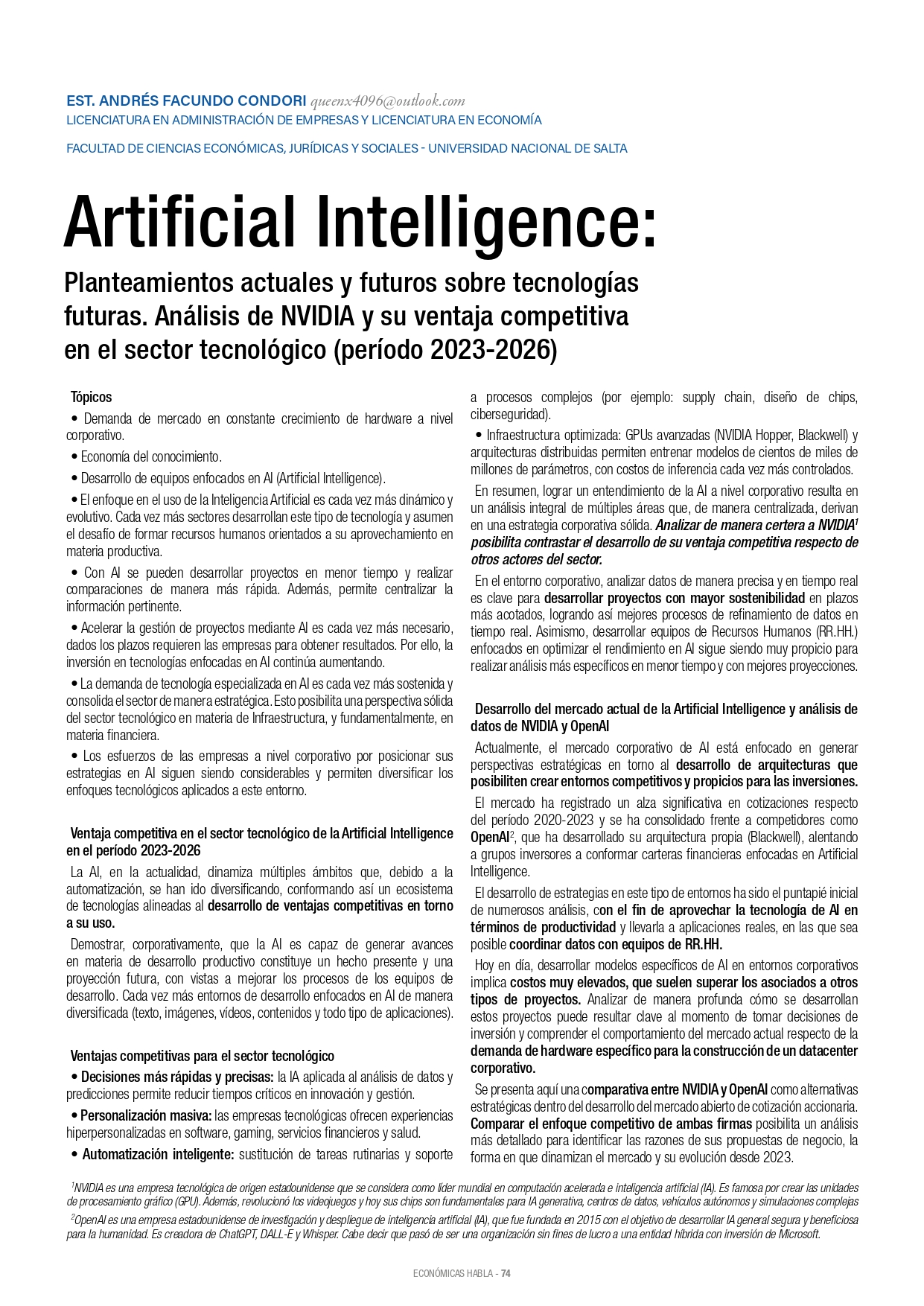 Artificial