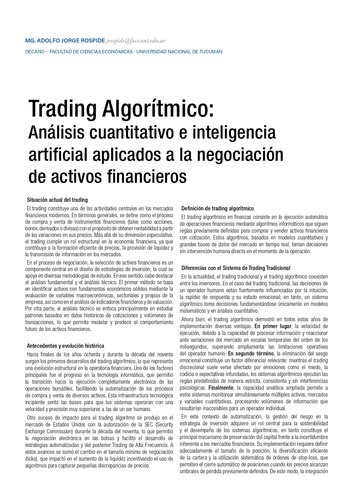 Trading