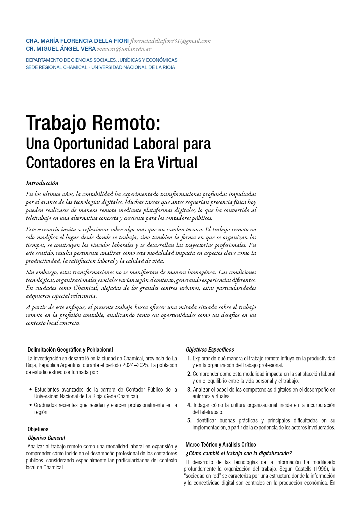 Trabajo remoto